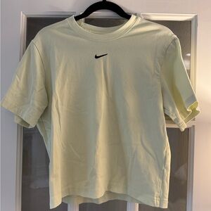 Nike Pale Green Crop Tee